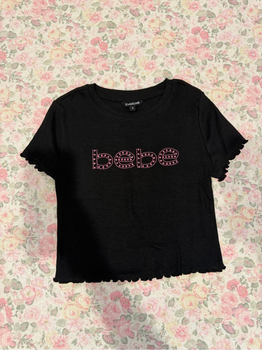 bebe Black baby tee
